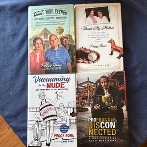 Peggy Rowe and Mike Rowe hardcover book Bundle -
